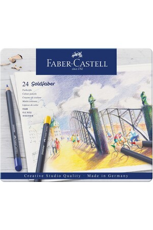 Faber-castell Goldfaber Pencil: Coloured - Tin 24