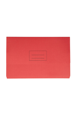 Stat Document Wallet - Foolscap Board: Red (Single)