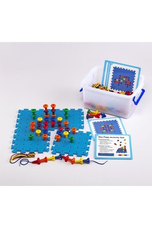 Geo Peg Board Activity Set