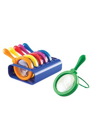 Jumbo Magnifiers with Stand - Set of 6