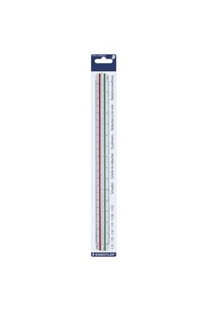 Staedtler Reduction Scale Ruler (1:20, 1:25, 1:50, 1:75, 1:100, 1:125)
