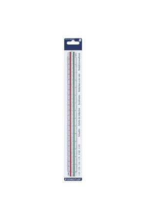 Staedtler Reduction Scale Ruler (1:20, 1:25, 1:50, 1:75, 1:100, 1:125)