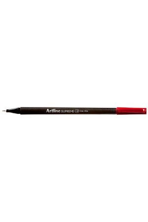 Artline Supreme Fineliner Pen (0.4mm) - Single: Dark Red