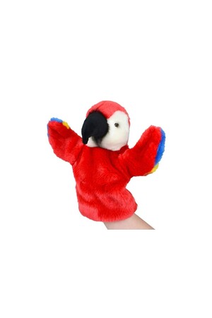 Red Parrot Lil Friends Hand Puppet 26cm