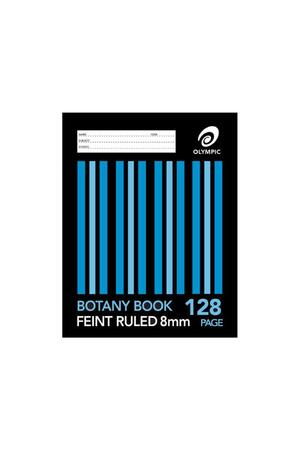 Olympic Botany Book: Feint Ruled 8mm - 128 Page