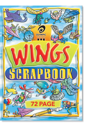 Wings Scrapbook 335 x 240mm - 72 Pages (Single)