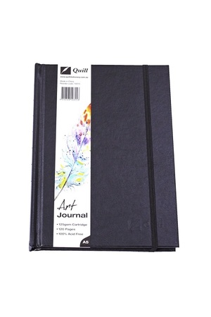 Quill Art Journal with Elastic Closure - A5 (125gsm)