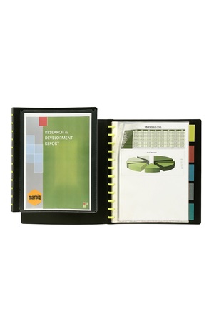 Kwik Zip Insert Cover Display Book - Refillable With Dividers