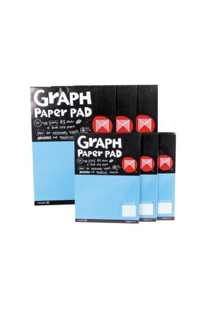 A4 Graph Paper Pad - 25 Page: 2mm Grid