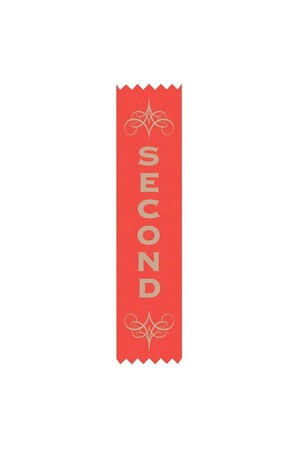 Avery Satin Merit Ribbon - 2nd (Pack of 100)
