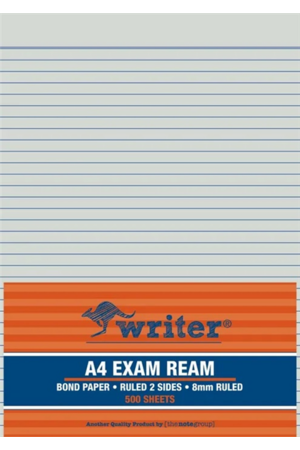 Bond Paper - 8mm Ruled (Ream)