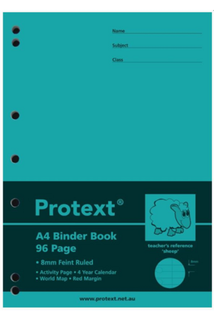 Binder Book - 8mm Ruled (96 Pages)