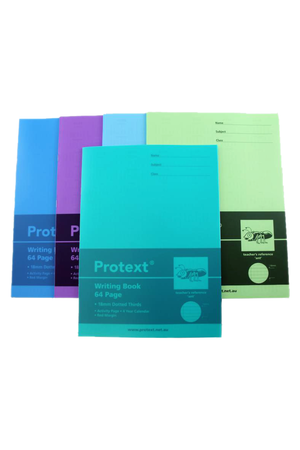 Protext Writing Book (Ant) - 18mm Dotted Thirds + Margin