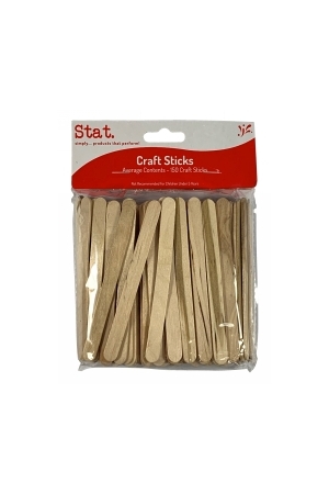 Wooden Popsticks - Plain (Pack of 150)
