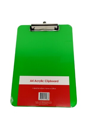 Clipboard GNS: A4 Acrylic - Green