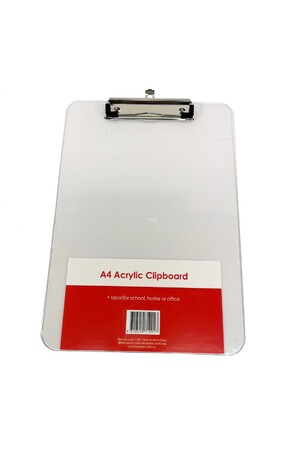 Clipboard GNS: A4 Acrylic - Clear