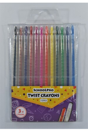 Schoolpro Crayons - Twistable (Pack of 12)