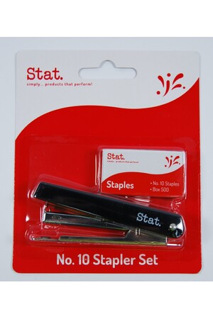 Stat No 10 Stapler w/Staples