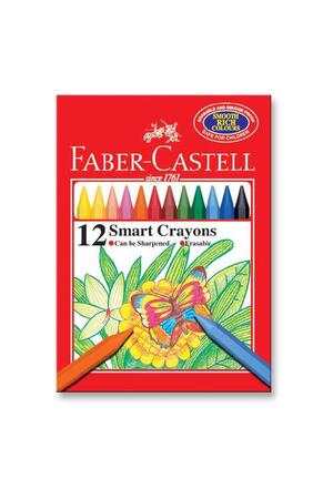 Faber-Castell Erasable Crayons (Pack of 12)