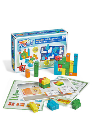 Numberblocks™ Wooden Building Blocks Activity Set
