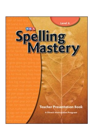 Spelling Mastery - Level A (Year 1): Teacher Materials