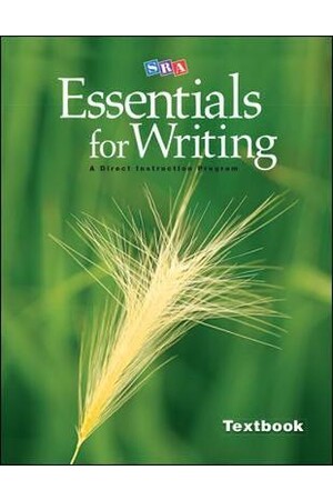 SRA Essentials for Writing Textbook