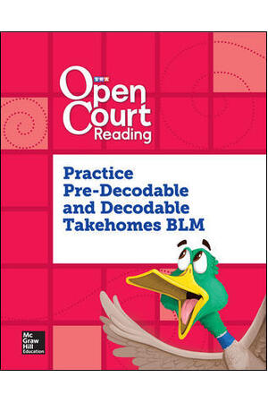 Open Court Reading: Practice Pre-Decodable & Decodable Takehome Reader Set of 25 - Grade K (4 Colour)