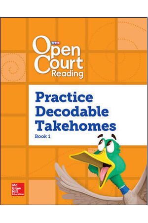 Open Court Reading: Practice Pre-Decodable & Decodable Takehome Readers Book 1 - Grade 1 (4 colour)
