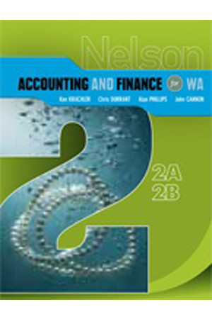 Nelson Accounting and Finance for WA - 2A/2B