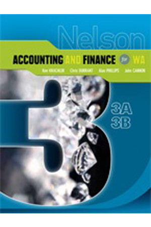 Nelson Accounting and Finance for WA - 3A/3B