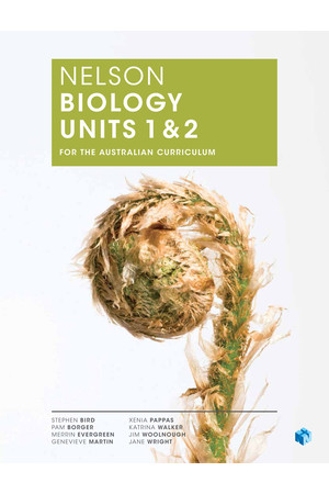 Nelson Biology for the Australian Curriculum - Units 1 & 2: Student Book (Print & Digital)