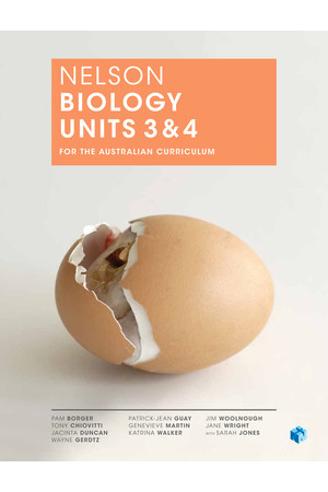 Nelson Biology for the Australian Curriculum - Units 3 & 4: Student Book (Print & Digital)