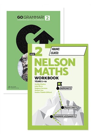 Go Grammar! and Nelson Maths 2 Student Workbook Pack
