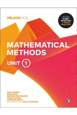 Nelson VCE Mathematical Methods: Unit 1 (Student Book with 4 Access Codes)