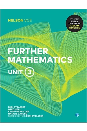 Nelson VCE Further Mathematics: Unit 3 (Student Book with 4 Access Codes)
