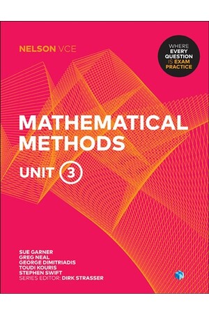 Nelson VCE Mathematical Methods: Unit 3 (Student Book with 4 Access Codes)