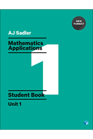 Sadler Mathematics Applications for WA - Unit 1: Student Book (Print & Digital)
