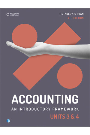Accounting: An Introductory Framework - Units 3 & 4: Student Book (Print & Digital)