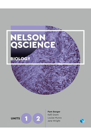 Nelson QScience Biology Units 1 & 2 (Student Book with 4 Access Codes)