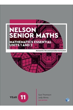 Nelson Senior Maths 11 Mathematics Essential - Student Book with NelsonNetBook Access Code