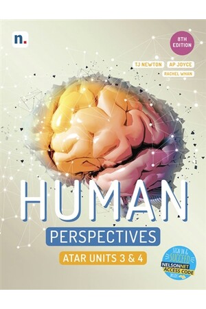 Human Perspectives ATAR Units 3 & 4 Student Book with 1 x 26 month NelsonNetBook access code