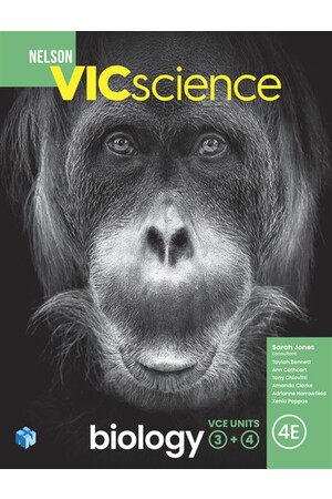 VICscience Biology: Units 3 & 4 - Student Book with 26 month NelsonNetBook access code (Print & Digital)