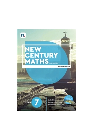 New Century Maths 7 - NSW Stage 4 (with 1 x 26 month NelsonNetBook access code)