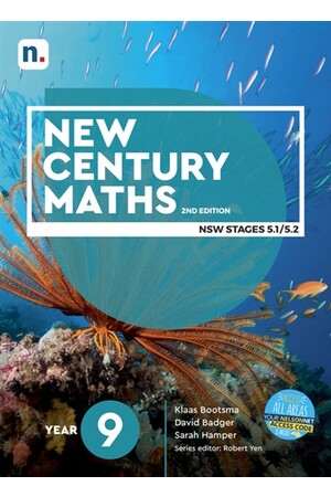 New Century Maths 9 Student Book (1 x 26 month NelsonNetBook access code)