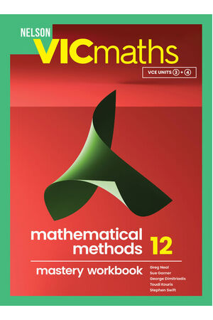 Nelson VICmaths Mathematical Methods 12 Mastery Workbook