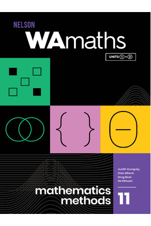 Nelson WAmaths Year 11 Mathematics Methods Student Book