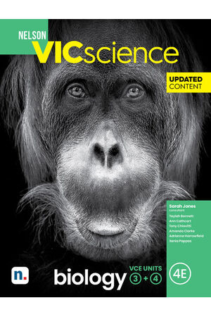 Nelson VicScience Biology VCE Units 3 &4 Student Book 4th Edition