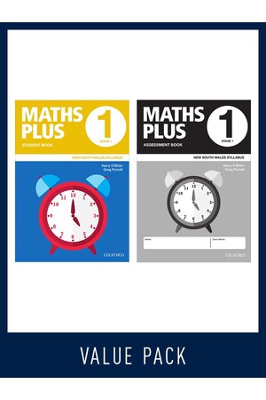 Maths Plus NSW Edition - Student and Assessment Book Value Pack: Year 1
