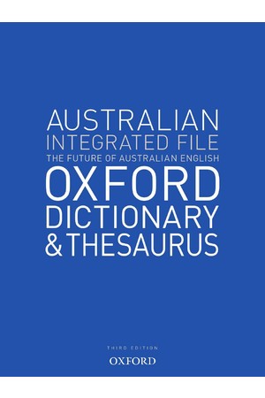 Australian Integrated School File Oxford Dictionary & Thesaurus