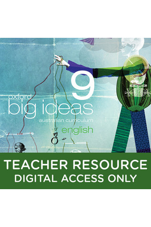 Oxford Big Ideas English Australian Curriculum - Year 9: Teacher obook (Digital Access Only)